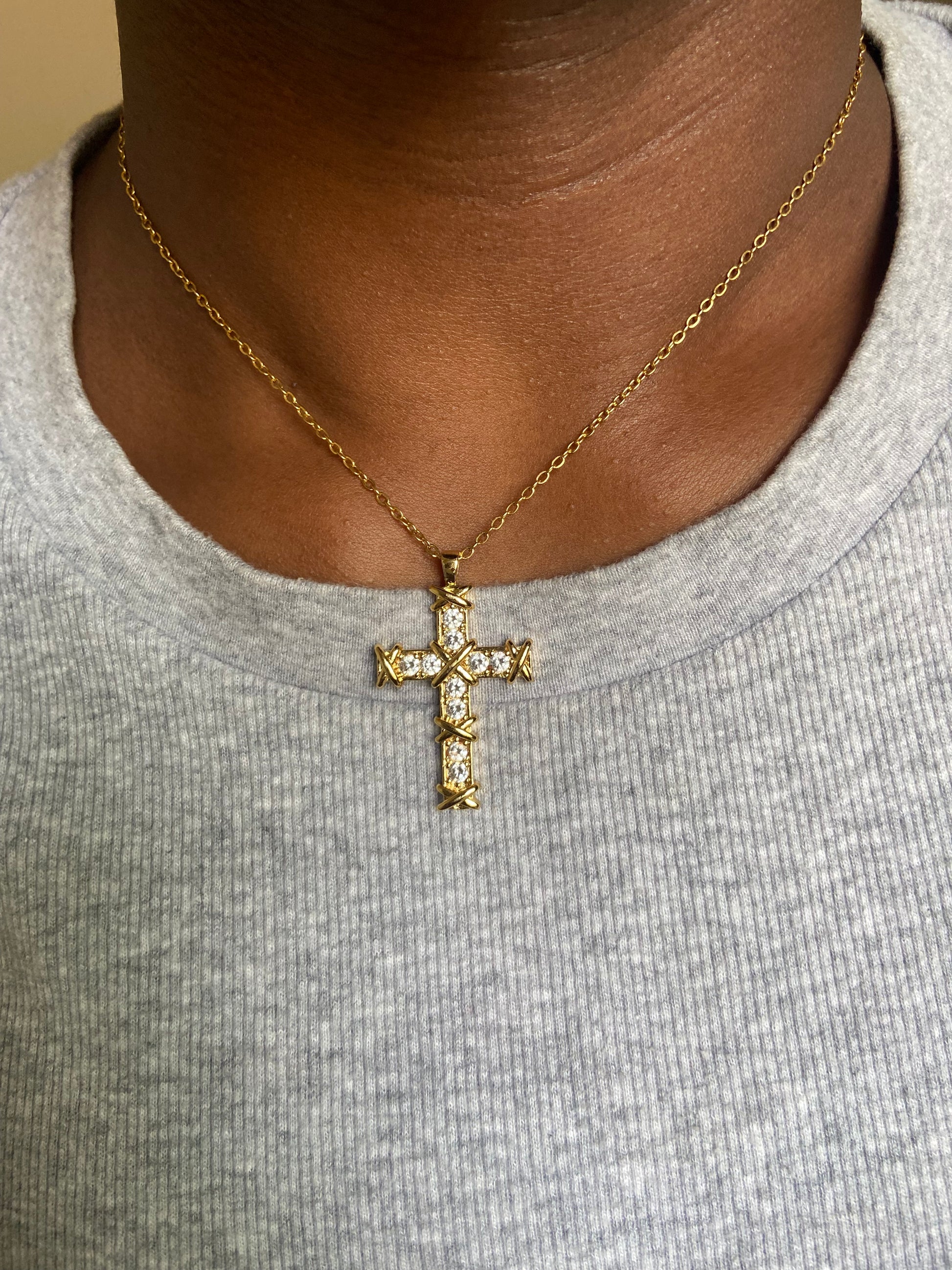 Selina Cross Necklace