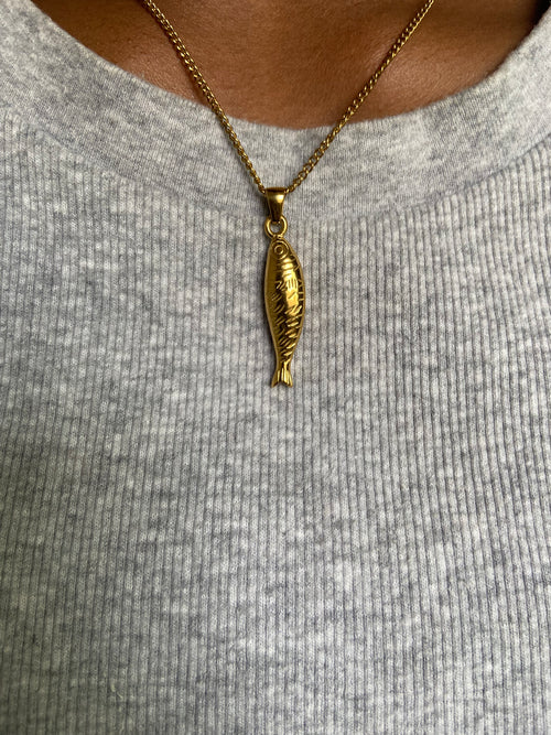 Fish Pendant Necklace