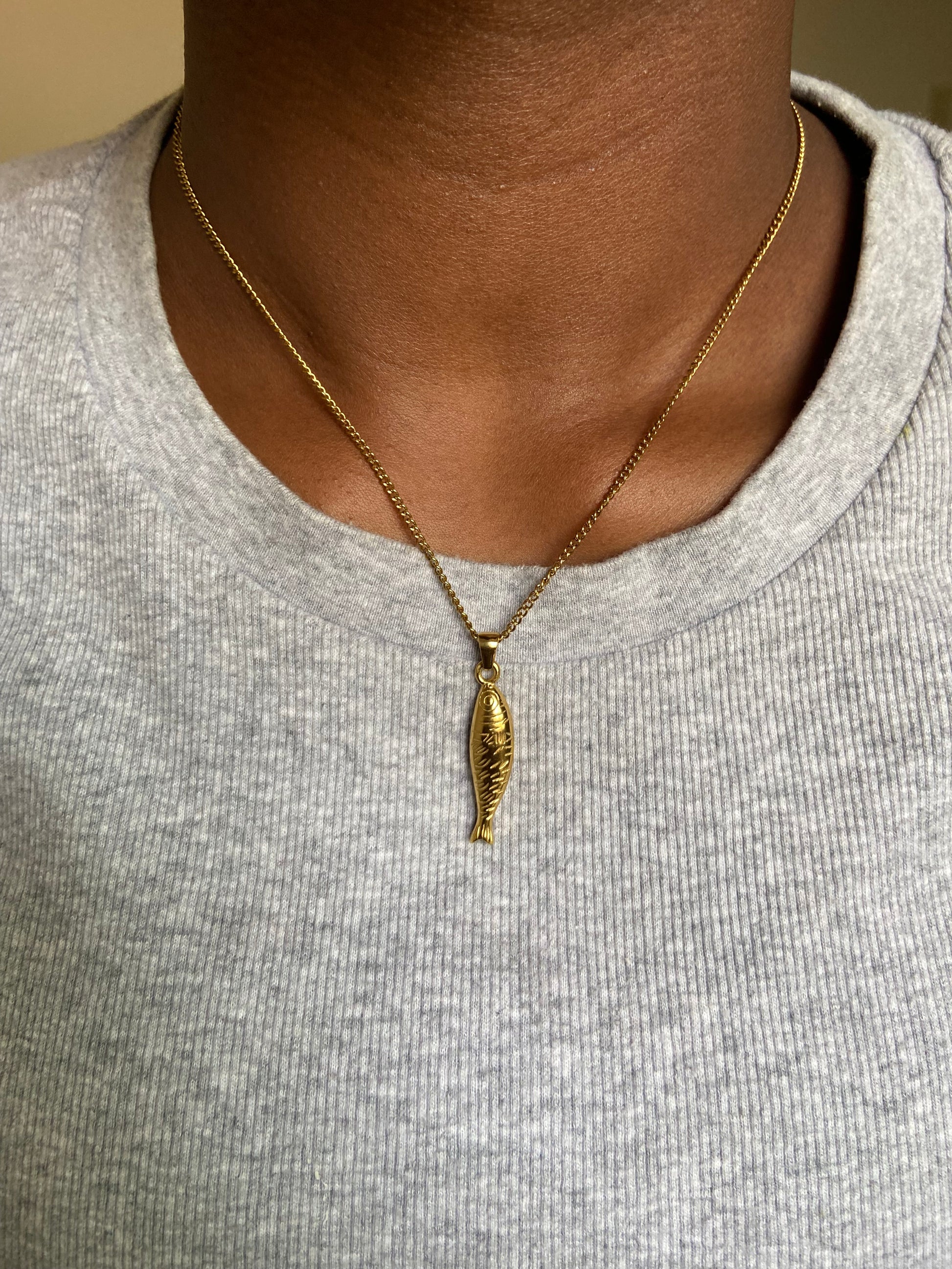 Fish Pendant Necklace