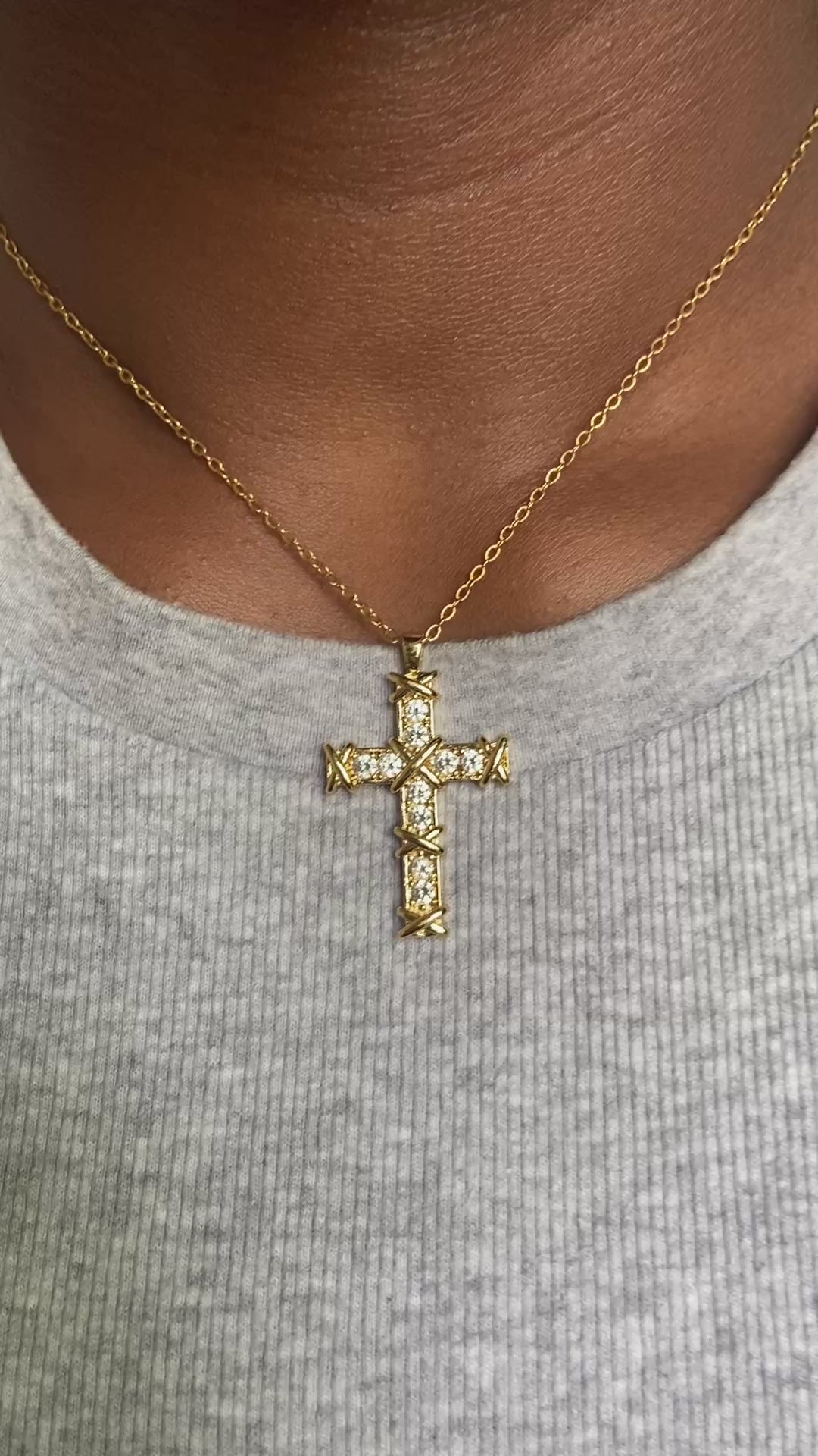 Selina Cross Necklace